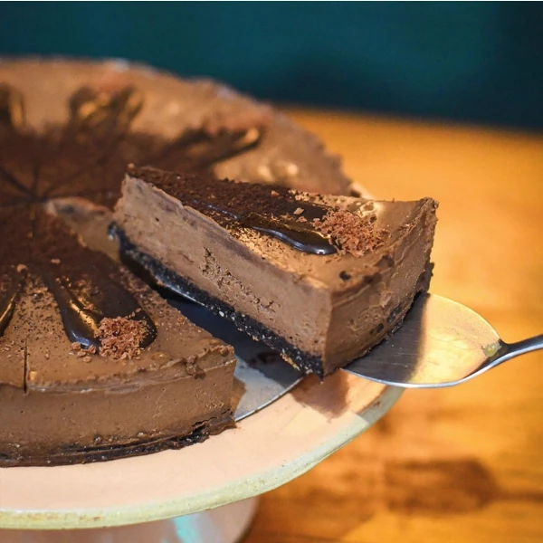 Torta mousse de chocolate sem açúcar